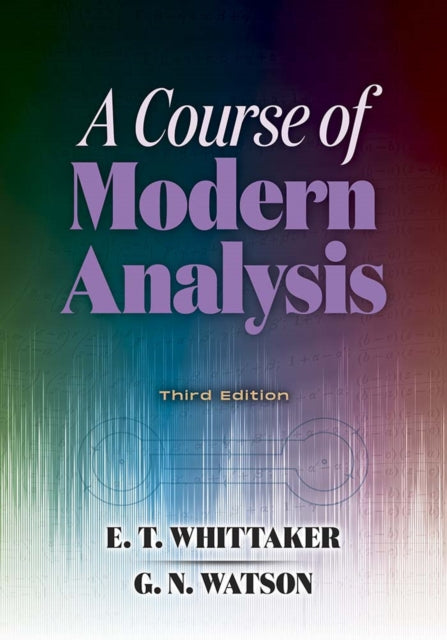 Course of Modern Analysis