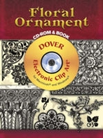 FLORAL ORNAMENT CD-ROM AND BOOK