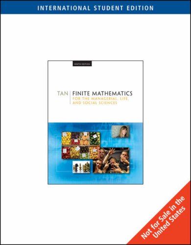 Finite Mathemathics for the Managerial 9e