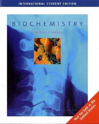 Biochemistry, International Edition 6e
