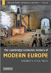 Cambridge Econ. Hist. of Mod. Eu. Vol.1: 1700-1870