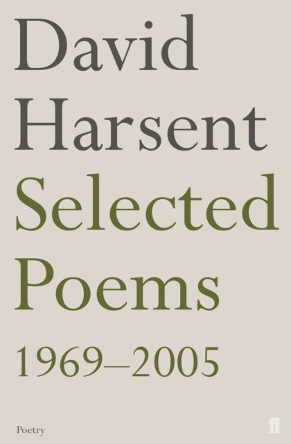 Selected Poems David Harsent