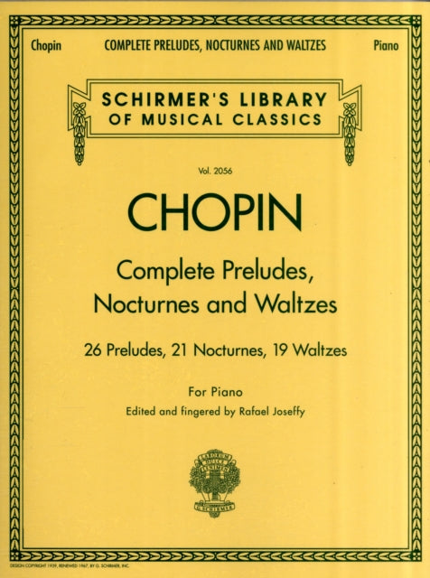 Complete Preludes, Nocturnes & Waltzes