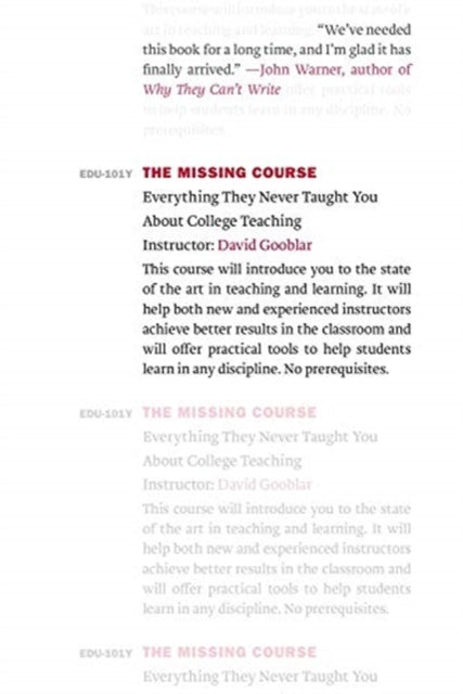 MISSING COURSE: EVERYTHING THEY NEVER TAUGHT YOU