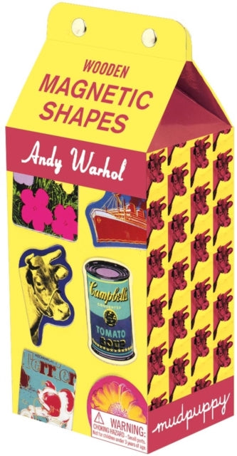 Andy Warhol Wooden Magnetic Shapes