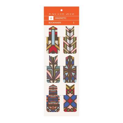 FRANK LLOYD WRIGHT DESIGNS MAGNETIC BOOKMARKS