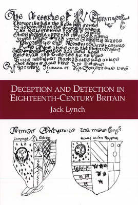 DECEPTION AND DETECTION IN EIGHTEENTH-CENTURY BRIT