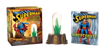 SUPERMAN: GLOWING KRYPTONITE AND ILLUSTRATED BOOK