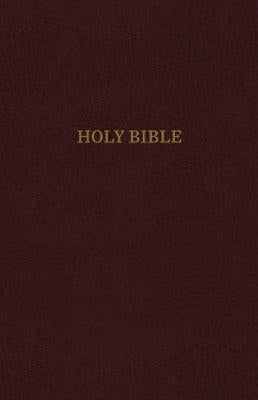 KJV Holy Bible: Personal Size Giant Print with 43,000 Cross References, Burgundy Bonded Leather, Red Letter, Comfort Print: King James Version