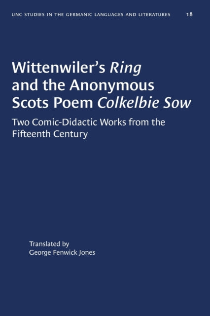 Wittenwiler's Ring and the Anonymous Scots Poem Colkelbie Sow