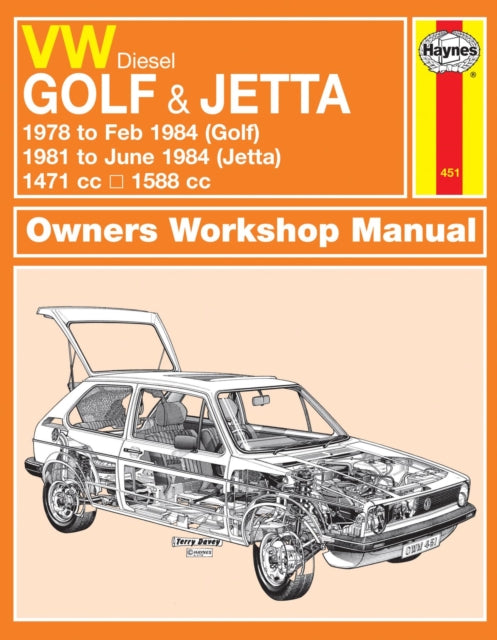 VW Golf & Jetta Mk 1 Diesel (78 - 84) Haynes Repair Manual