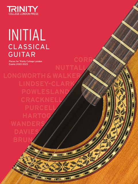 Trinity College London Classical Guitar Exam Pieces From 2020: Initial