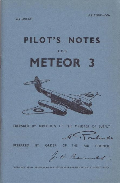 Meteor III Pilot's Notes