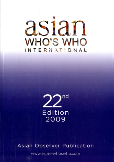 ASIAN WHOS WHO INTERNATIONAL