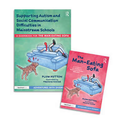 An Adventure with Autism and Social Communication Difficulties : 'The Man-Eating Sofa' Storybook and Guidebook