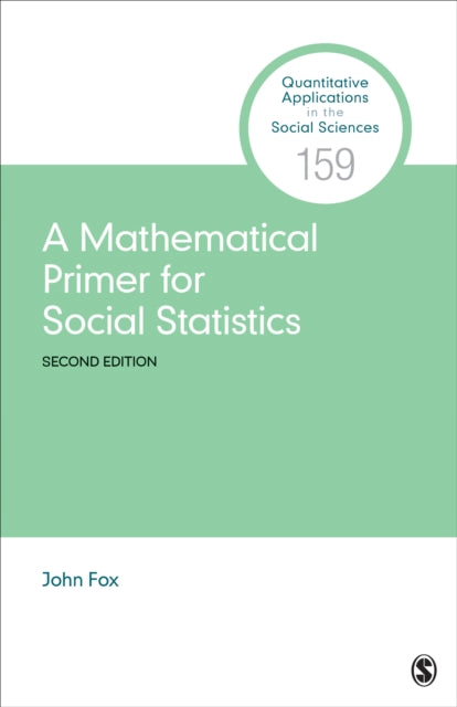 Mathematical Primer for Social Statistics