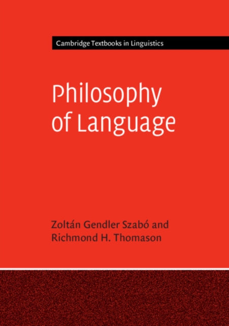 PHILOSOPHY OF LANGUAGE