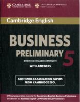 Cambridge English Business 5 Preliminary Student's Book with Answers