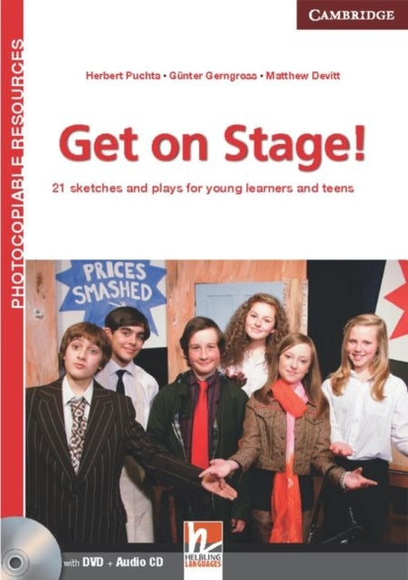 Get on Stage! Teacher's Book with DVD and Audio CD: 21 Sketches and Plays for Young Learners and Teens