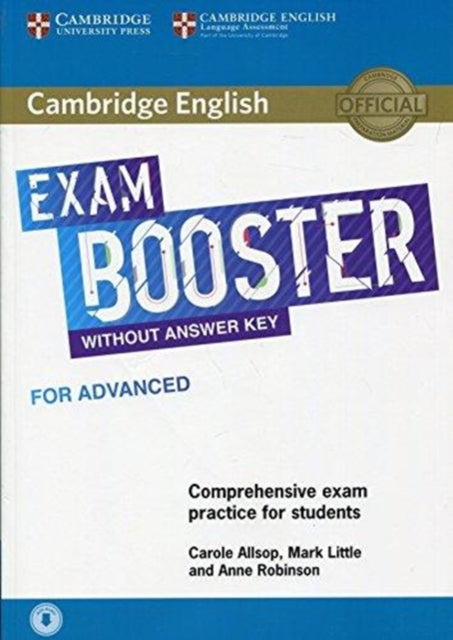 Cambridge English Exam Booster for Advanced without Answer Key with Audio - Comprehensive Exam Practice for Students