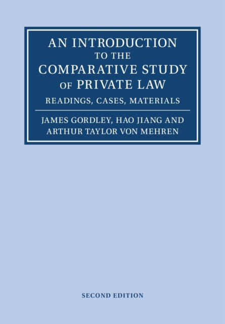 Introduction to the Comparative Study of Private Law