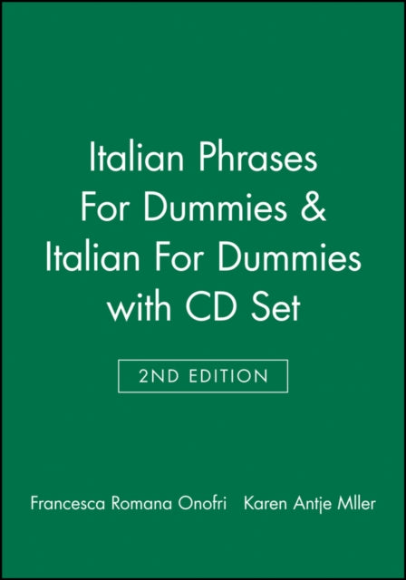 Italian Phrases For Dummies & Italian For Dummies, 2nd Edition with CD Set