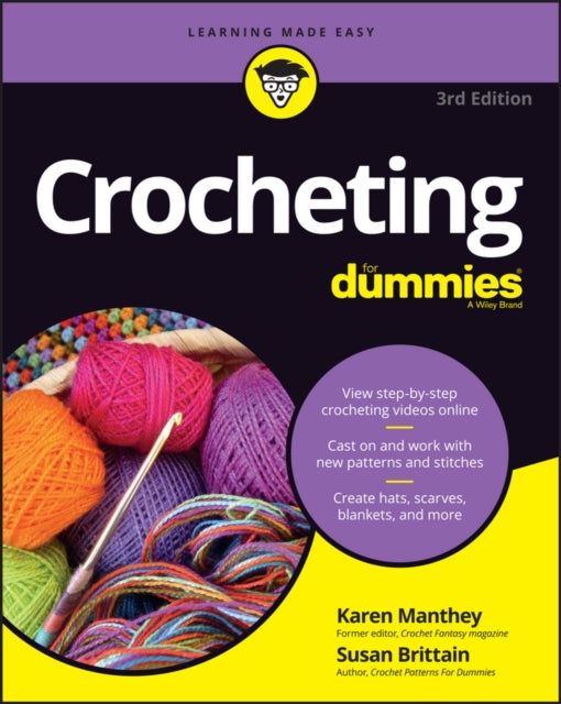 Crocheting for Dummies, 3rd Edition + Online Videos