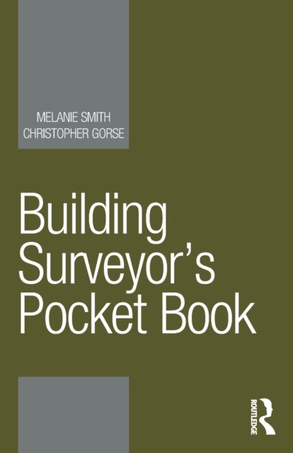 Building Surveyor’s Pocket Book