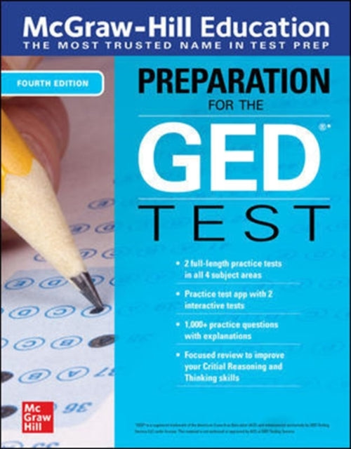 McGraw-Hill Education Preparation for the GED Test, Fourth Edition