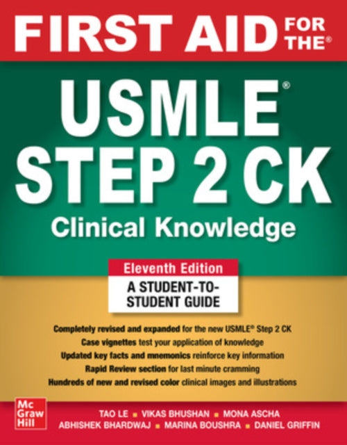 First Aid for the USMLE Step 2 CK, Eleventh Edition