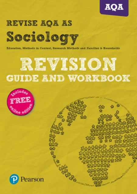 Pearson REVISE AQA AS level Sociology Revision Guide and Workbook inc online edition - 2025 and 2026 exams