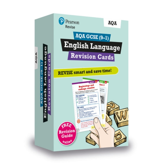 Pearson REVISE AQA GCSE English Language: Revision Cards Incl. online revision - for 2025 and 2026 exams