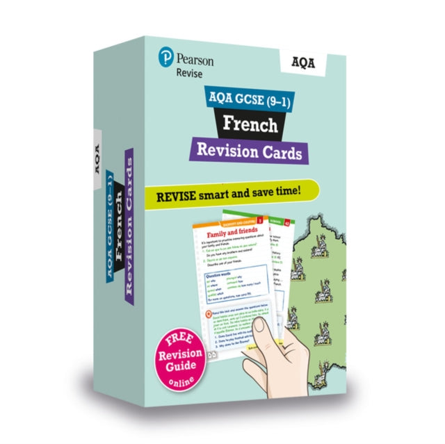 Pearson REVISE AQA GCSE French: Revision Cards incl. online revision and audio  - for 2025 exams