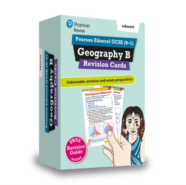 Pearson REVISE Edexcel GCSE Geography B: Revision Cards Incl. online revision - for 2025 and 2026 exams