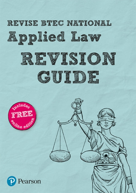 Pearson REVISE BTEC National Applied Law Revision Guide inc online edition - for 2025 exams