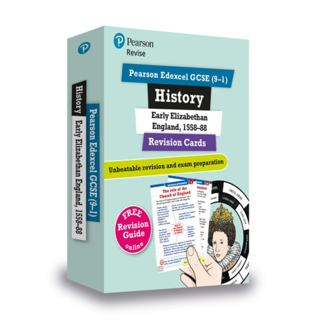 Pearson REVISE Edexcel GCSE History Elizabethan England Revision Cards