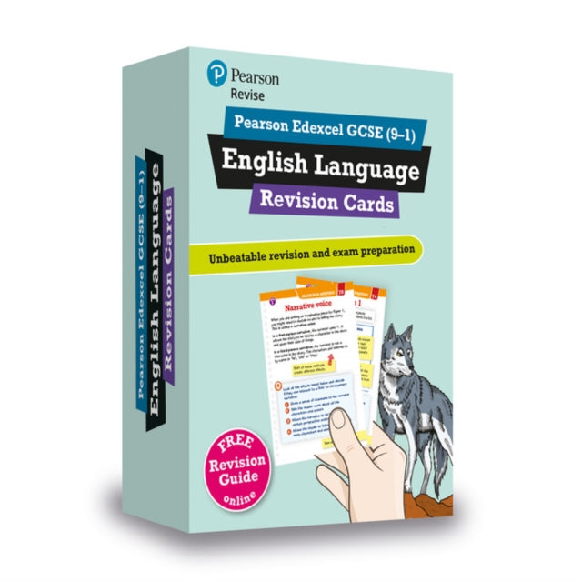 Pearson REVISE Edexcel GCSE English Language Revision Cards - for 2026, 2027 exams