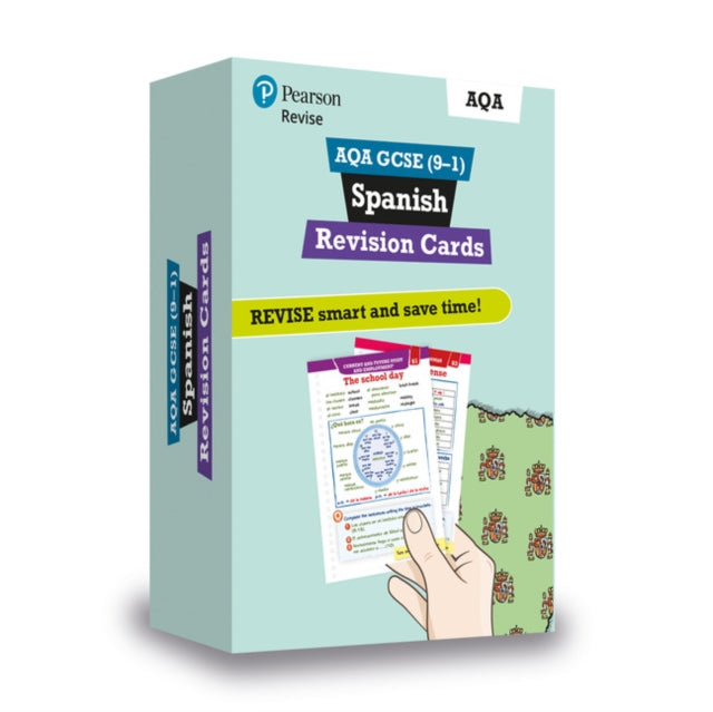 Pearson REVISE AQA GCSE Spanish: Revision Cards incl. online revision and audio  - for 2025 exams