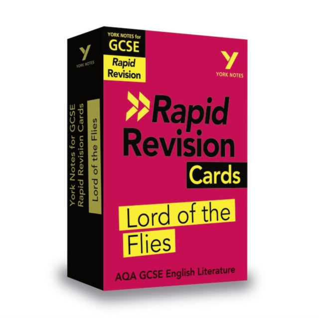 York Notes for AQA GCSE (9-1) Rapid Revision Cards: Lord of the Flies