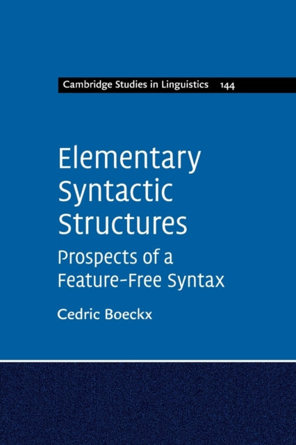 Elementary Syntactic Structures