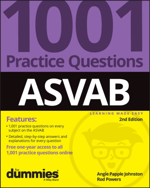 ASVAB: 1001 Practice Questions For Dummies (+ Online Practice)