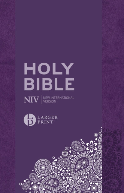 NIV Larger Print Personal Purple Soft-Tone Bible