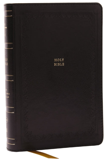 NKJV Compact Paragraph-Style Bible w/ 43,000 Cross References, Black Leathersoft, Red Letter, Comfort Print: Holy Bible, New King James Version