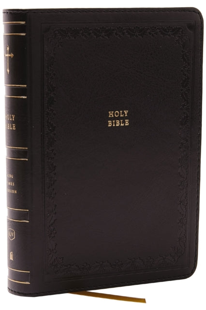 KJV Compact Bible w/ 43,000 Cross References, Black Leathersoft, Red Letter, Comfort Print: Holy Bible, King James Version