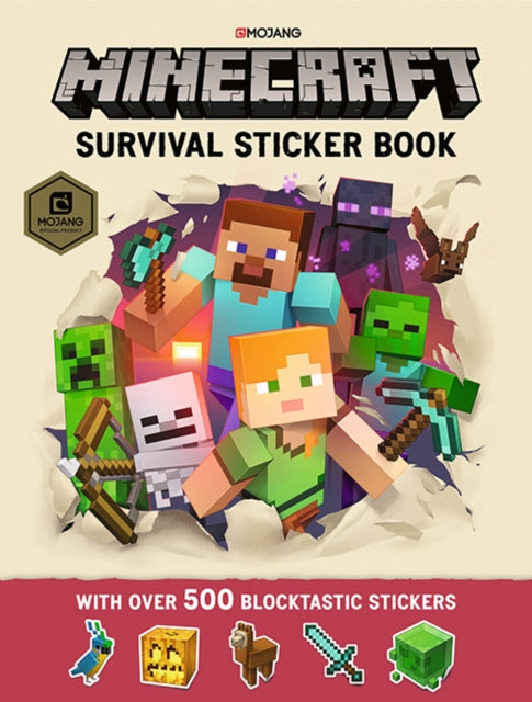 Minecraft Survival Sticker Book