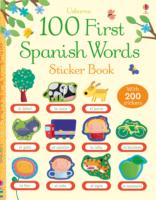 100 First Spanish Words Sticker Book