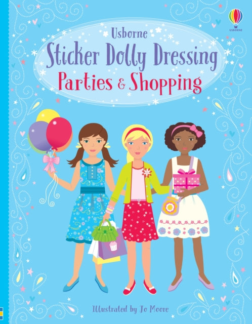 Sticker Dolly Dressing Parties and Shopping Girls