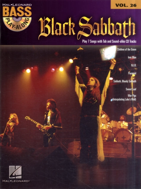 Bass Play-Along Volume 26: Black Sabbath