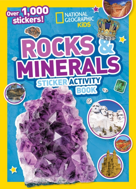 Rocks and Minerals Sticker Activity Book - Over 1,000 Stickers!