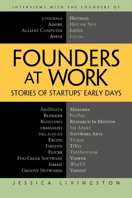 Founders at Work: Stories of Startups' Early Days